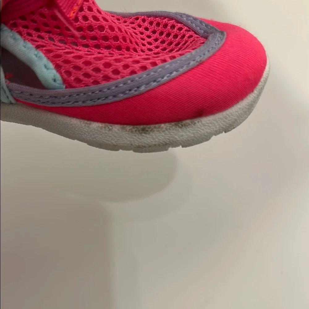 Wonder Nation Pink and Gray Water Shoes with Velcro Strap